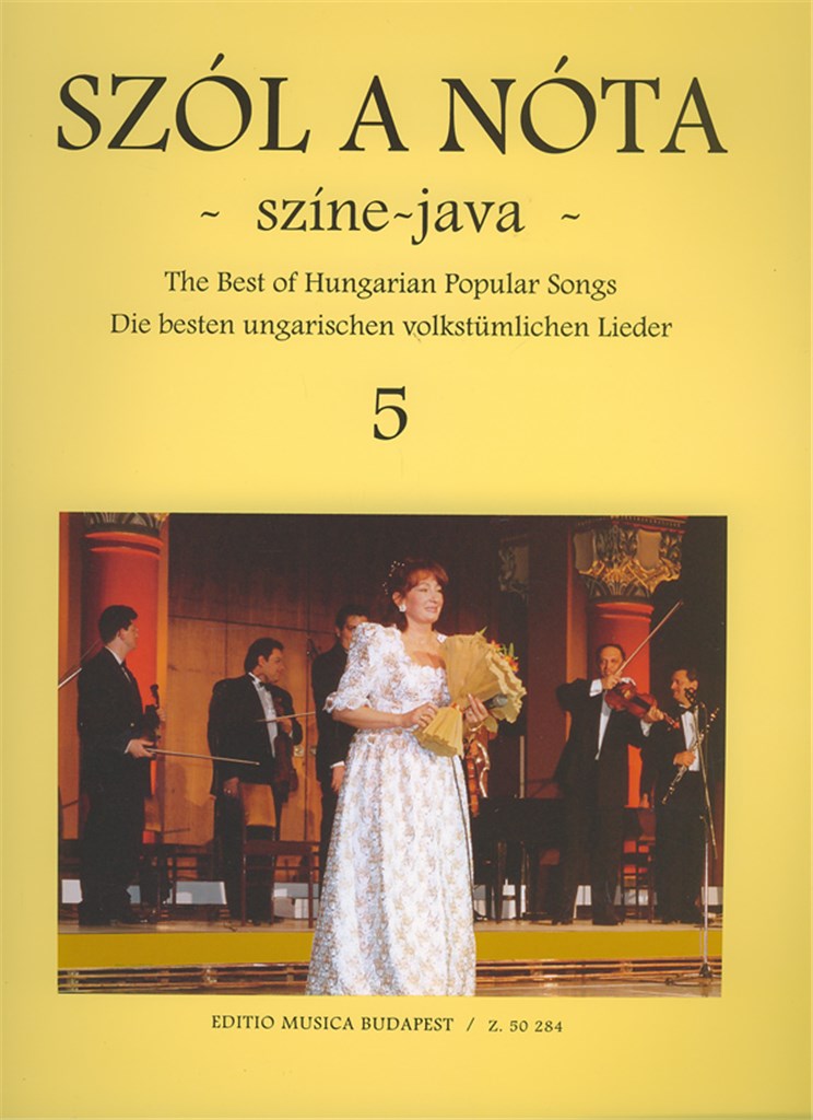 Szol a nota színe-java V 49 ungarische Lieder Sin